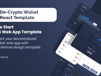 De-Crpyto-Wallet-Cryptocurrency-Web-App-React-JS-Template